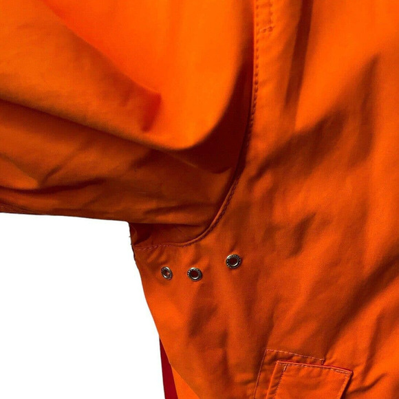 80s RARE Tommy Hilfiger Colorblock Jacket Vintage Retro Men’s XL Orange Red - Picture 12 of 13